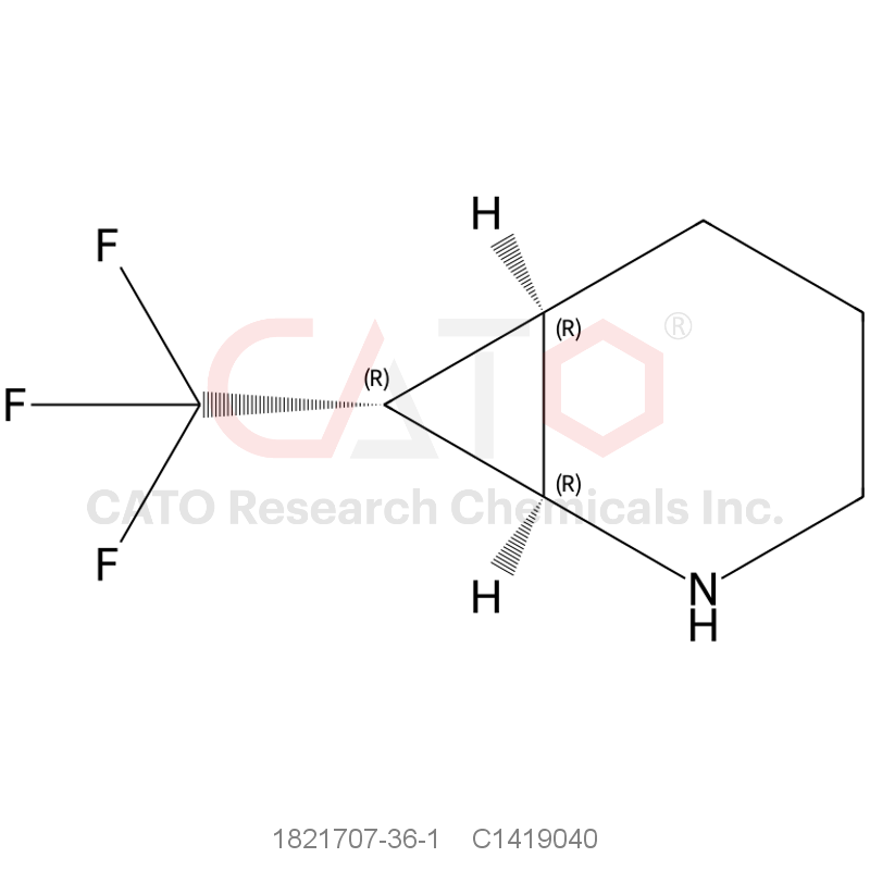 CAS No.:1821707-36-1,(1R,6R,7R)-7-(trifluoromethyl)-2-azabicyclo[4.1.0]Heptane