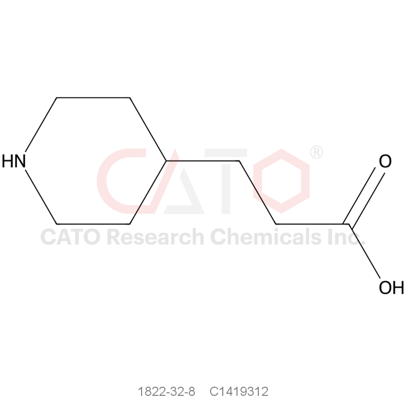 CAS No.:1822-32-8,3-(4-Piperidinyl)propionic Acid