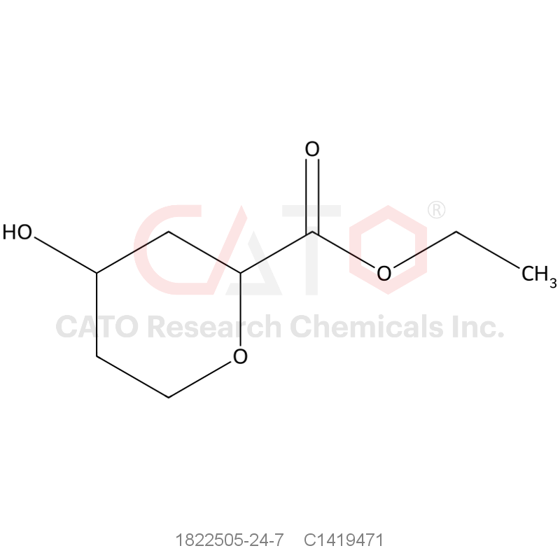 CAS No.:1822505-24-7,Ethyl 4-hydroxyoxane-2-carboxylate