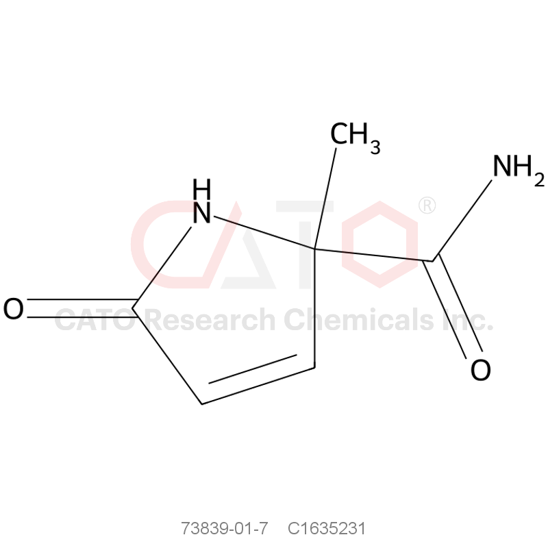 CAS No.:73839-01-7,2-Methyl-5-oxo-2,5-dihydro-1H-pyrrole-2-carboxamide
