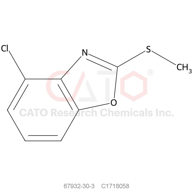 CAS No.:67932-30-3,4-Chloro-2-(methylthio)benzo[d]oxazole