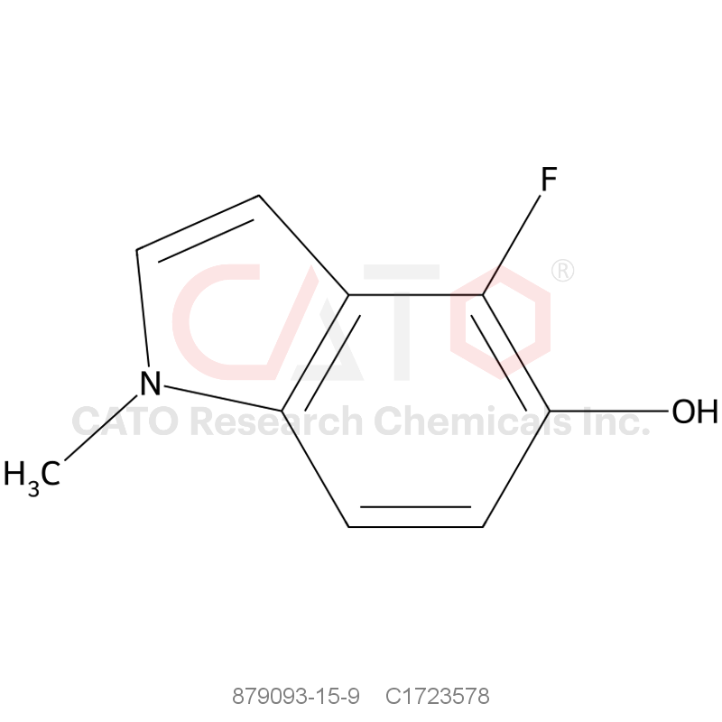 CAS No.:879093-15-9,4-Fluoro-1-methyl-1H-indol-5-ol