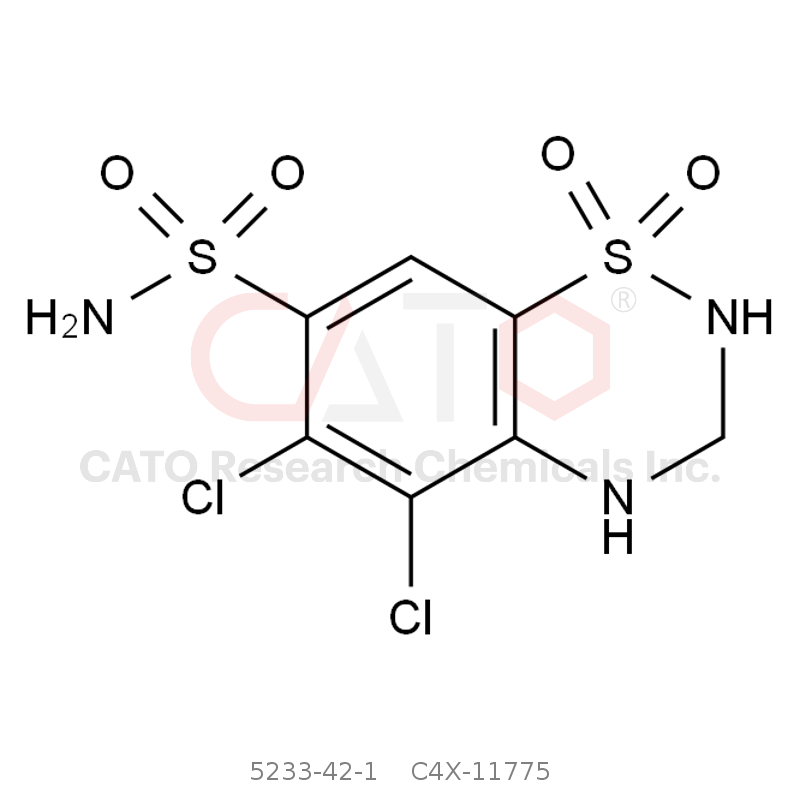 CAS No.:5233-42-1,氢氯噻嗪5-氯杂质