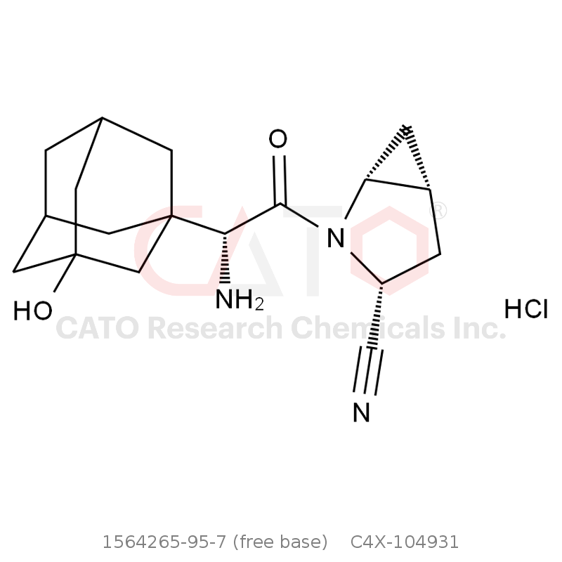 CAS No.:1564265-95-7 (free base),沙格列汀杂质31（盐酸盐）