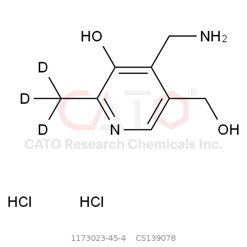 CAS No.:1173023-45-4,Pyridoxamine-D3 dihydrochloride