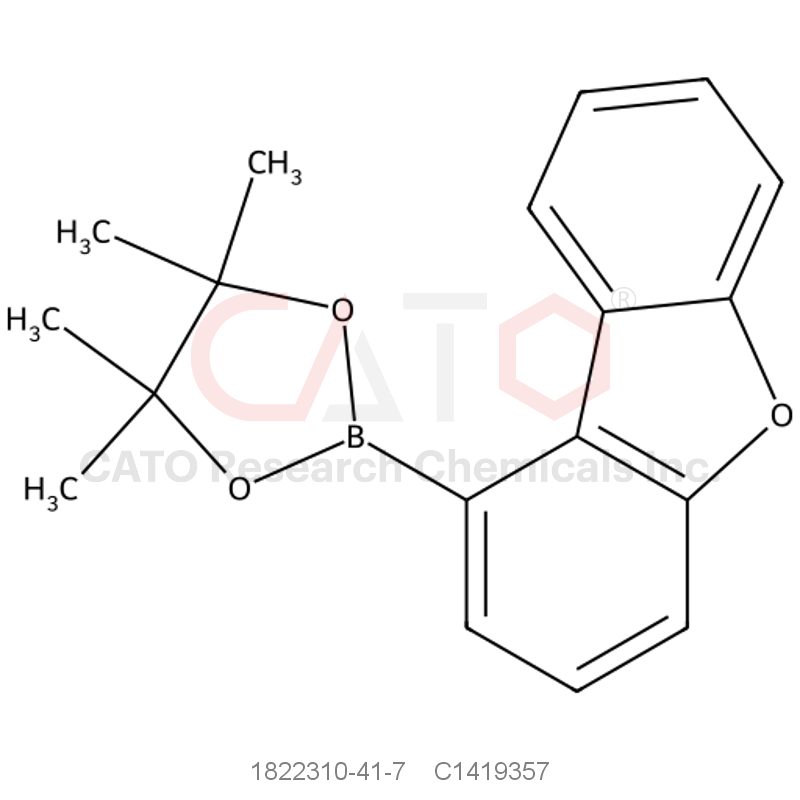 CAS No.:1822310-41-7,2-(Dibenzo[b,d]furan-1-yl)-4,4,5,5-tetramethyl-1,3,2-dioxaborolane