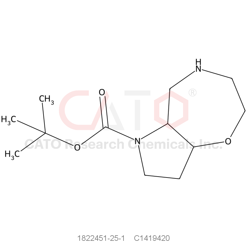CAS No.:1822451-25-1,tert-butyl octahydro-2H-pyrrolo[2,3-f][1,4]oxazepine-6-carboxylate