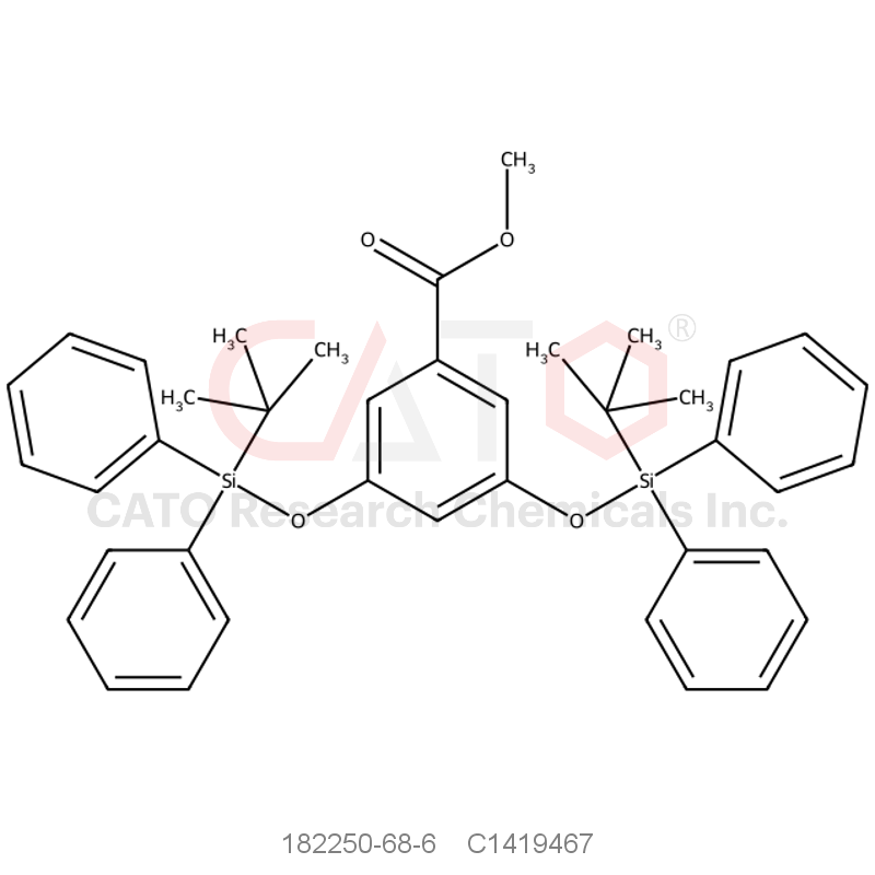 CAS No.:182250-68-6,Methyl 3,5-bis((tert-butyldiphenylsilyl)oxy)benzoate