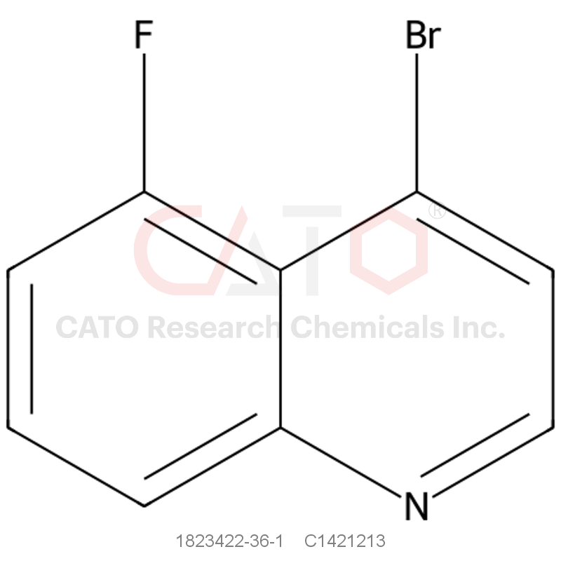 CAS No.:1823422-36-1,4-Bromo-5-fluoroquinoline