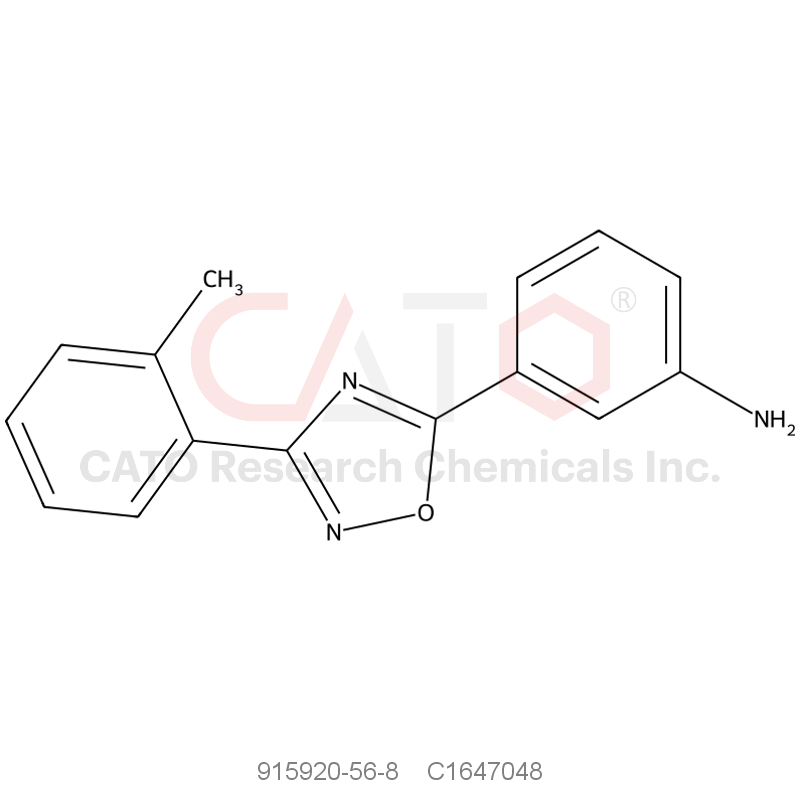 CAS No.:915920-56-8,3-(3-(O-tolyl)-1,2,4-oxadiazol-5-yl)aniline