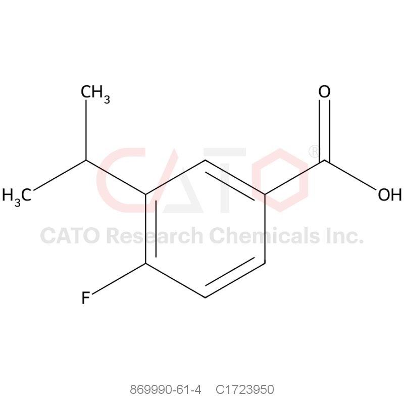 CAS No.:869990-61-4,4-Fluoro-3-isopropylbenzoic acid