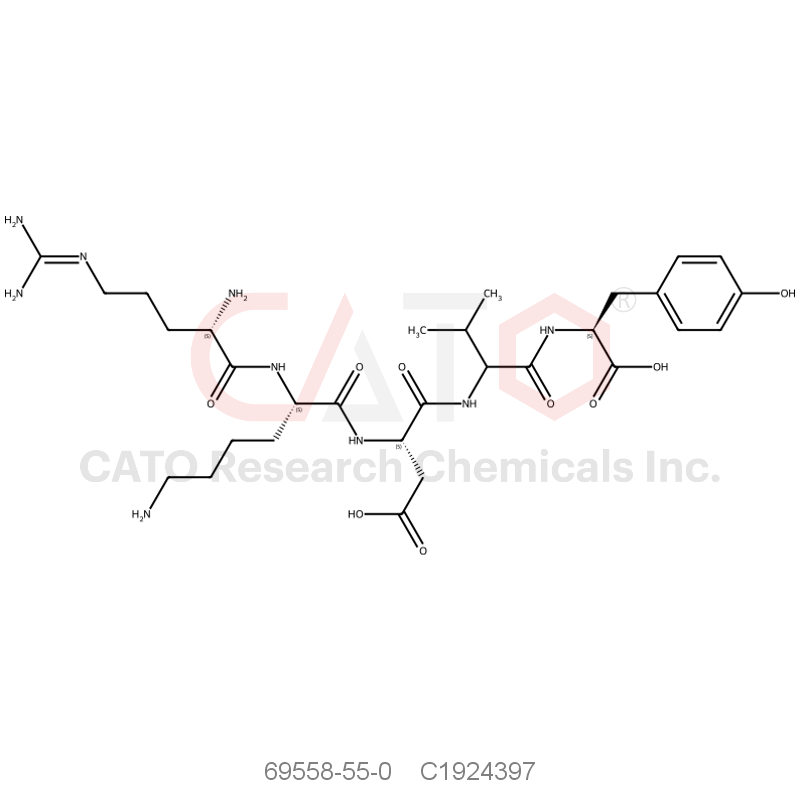 CAS No.:69558-55-0,69558-55-0
O3Y80ZF13F
Thymopentin
Thymopentin [USAN:INN:BAN]
L-Tyrosine, N-(N-(N-(N2-L-arginyl-L-lysyl)-L-alpha-aspartyl)-L-valyl)-
L-Tyrosine, N-(N-(N-(N(sup 2)-L-arginyl-L-lysyl)-L-alpha-aspartyl)-L-valyl)-
Thymopentine [French]
Thymopentinum [Latin]
Timopentina [Spanish]
Thymopoietin 32-36
TP-5
Thymopoietin pentapeptide
ORF-15244
Thymopentine
Thymopentinum
Timopentina
ORF 15244
UNII-O3Y80ZF13F