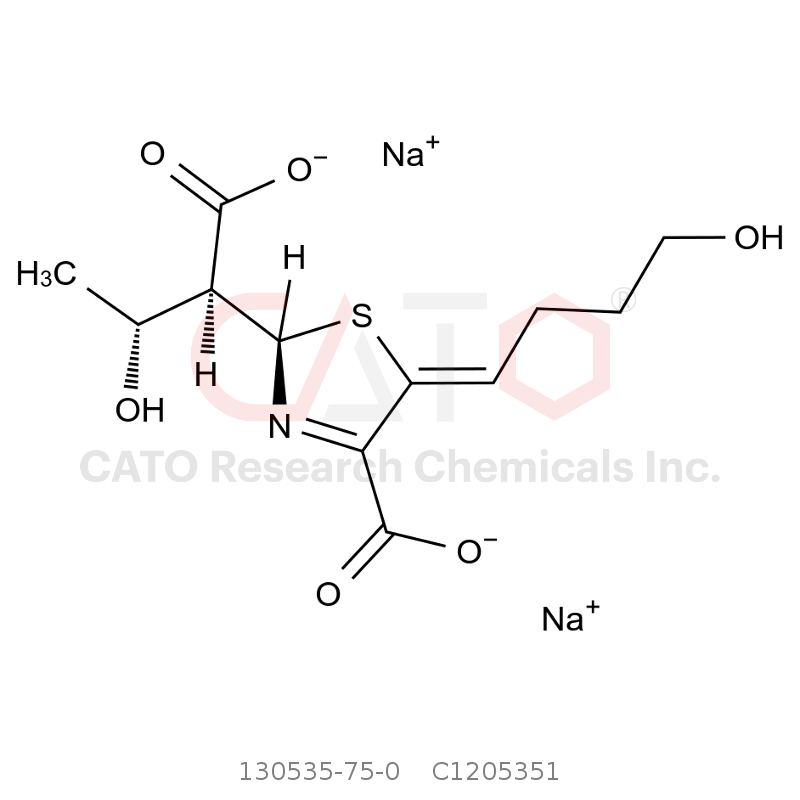 CAS No.:130535-75-0,法罗培南钠杂质15二钠盐