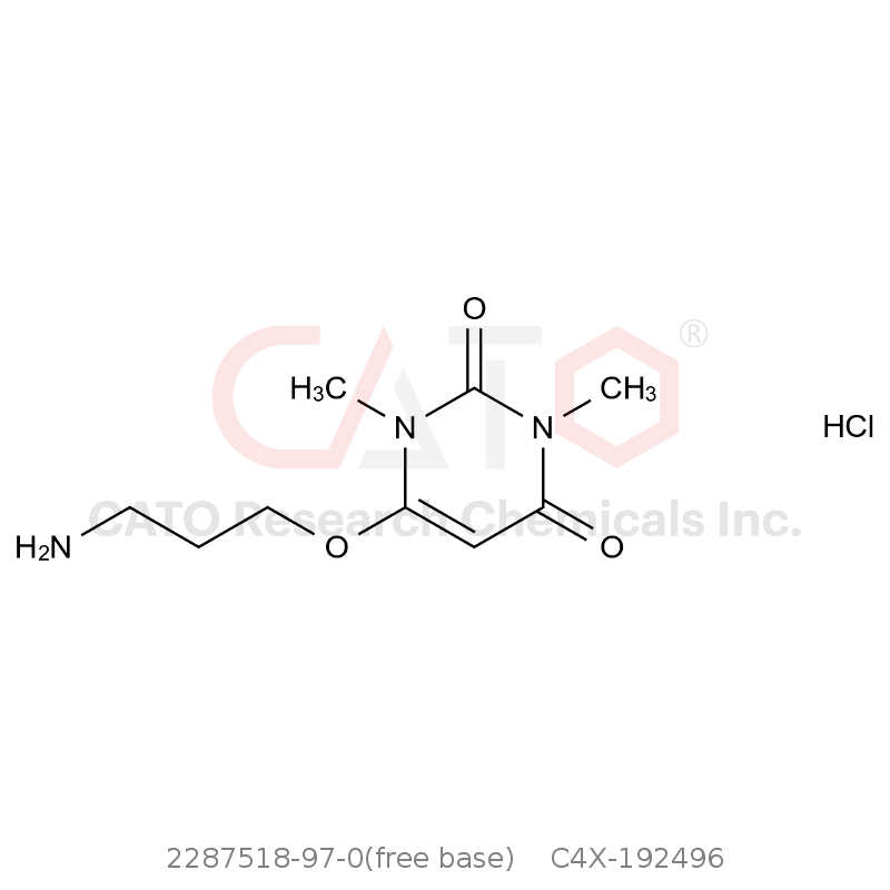 CAS No.:2287518-97-0(free base),Urapidil Impurity 19 HCl