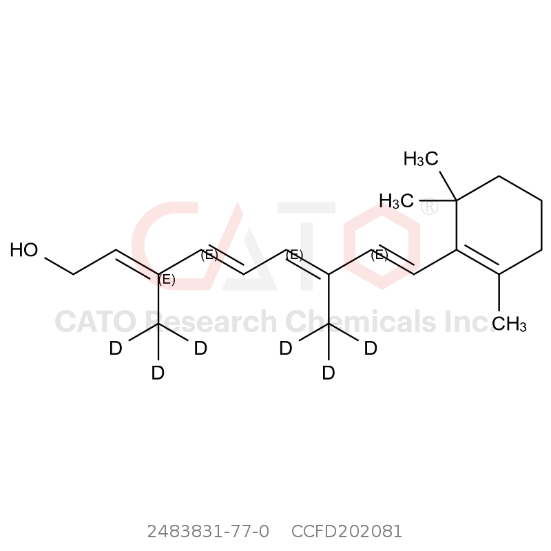 CAS No.:2483831-77-0,Vitamin A-d6