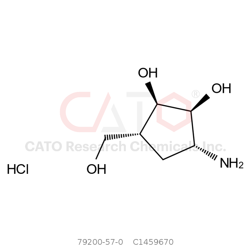 CAS No.:79200-57-0,(1R,2S,3R,5R)-3-氨基-5-(羟甲基)-1,2-环戊二醇 盐酸盐