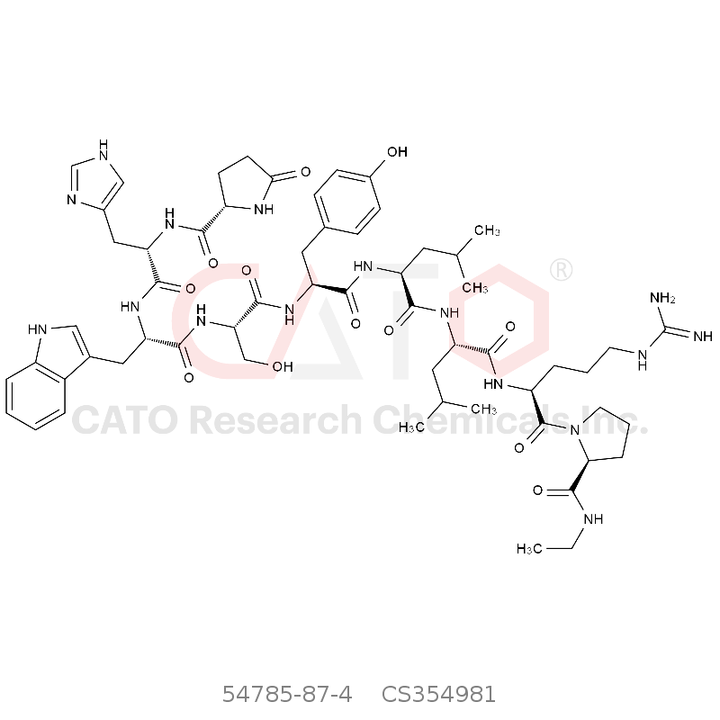 CAS No.:54785-87-4,[6-L-leucine]leuprorelin