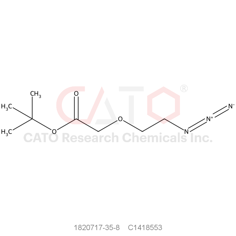 CAS No.:1820717-35-8,Azido-PEG1-C1-Boc
