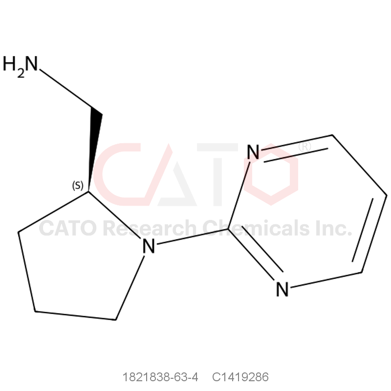 CAS No.:1821838-63-4,(S)-(1-(Pyrimidin-2-yl)pyrrolidin-2-yl)methanamine