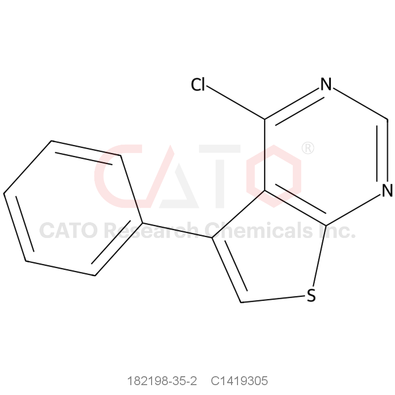 CAS No.:182198-35-2,4-Chloro-5-phenylthieno[2,3-d]pyrimidine