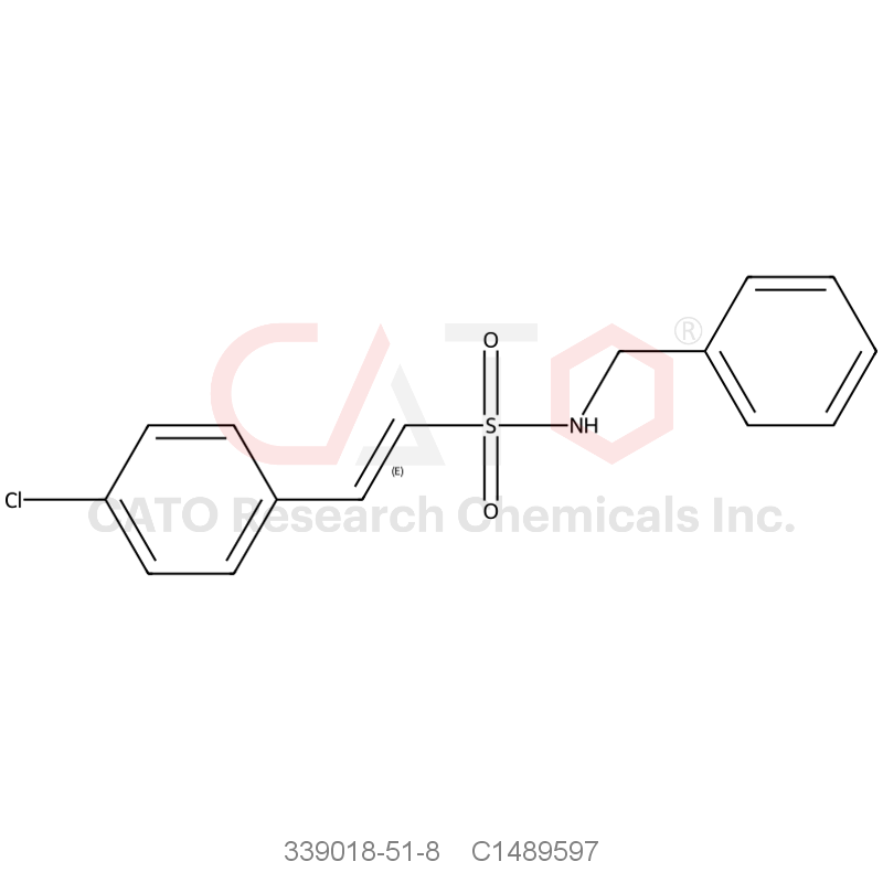 CAS No.:339018-51-8,(E)-N-Benzyl-2-(4-chlorophenyl)ethene-1-sulfonamide