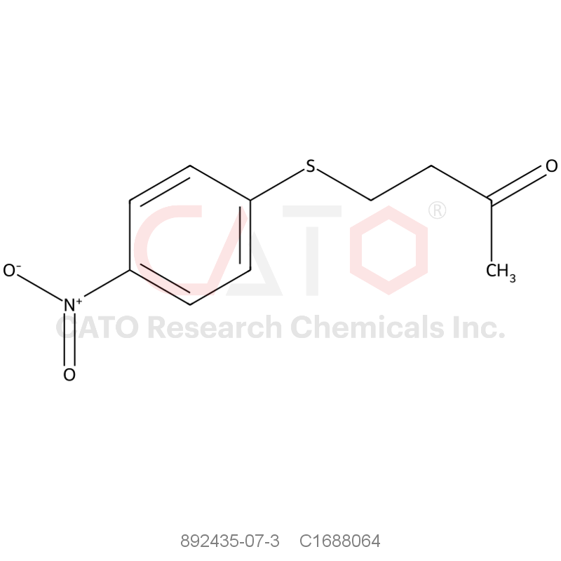 CAS No.:892435-07-3,4-((4-Nitrophenyl)thio)butan-2-one
