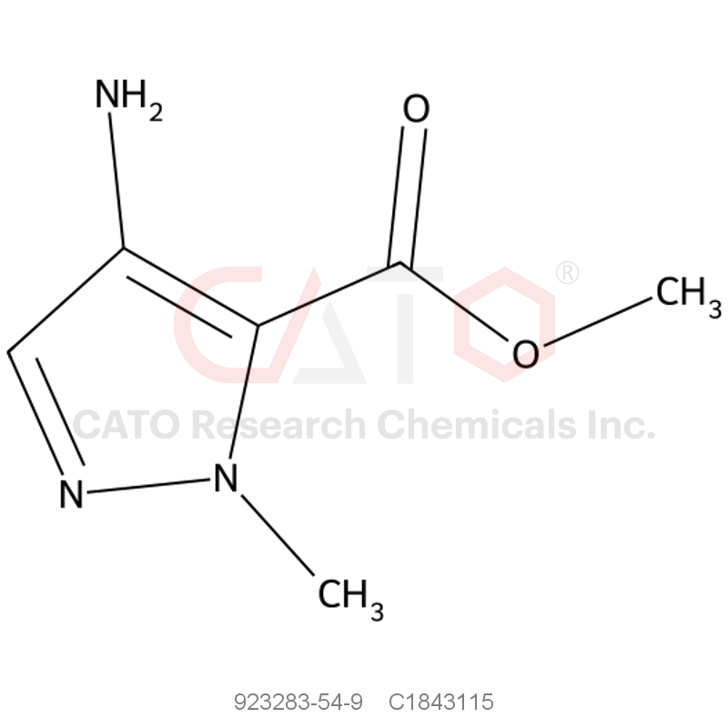 CAS No.:923283-54-9,Methyl 4-amino-1-methyl-1H-pyrazole-5-carboxylate