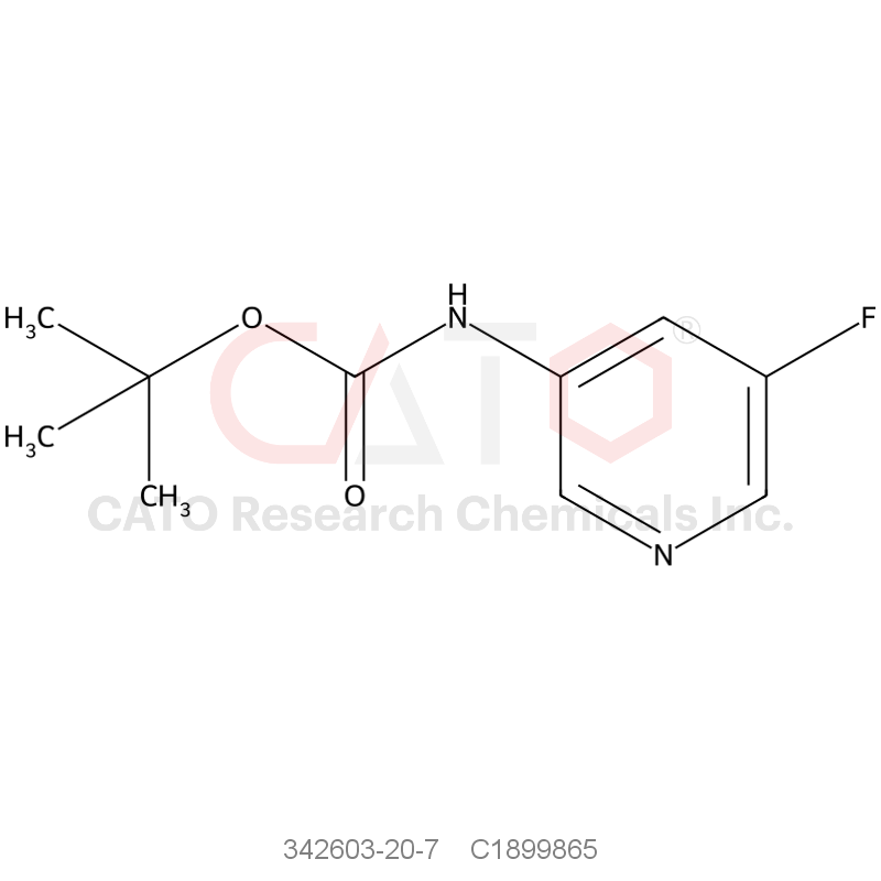 CAS No.:342603-20-7,tert-Butyl (5-fluoropyridin-3-yl)carbamate