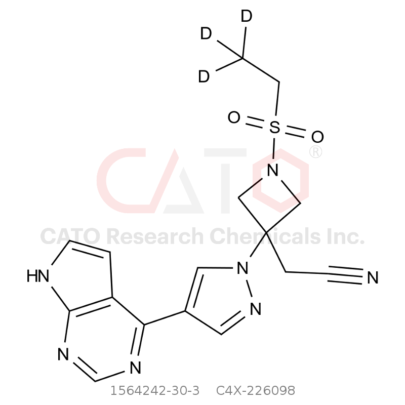 CAS No.:1564242-30-3,巴瑞替尼-D3