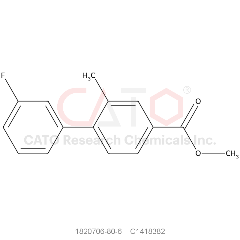 CAS No.:1820706-80-6,Methyl 4-(3-fluorophenyl)-3-methylbenzoate