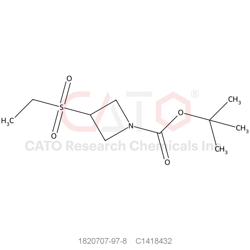 CAS No.:1820707-97-8,tert-Butyl 3-(ethylsulfonyl)azetidine-1-carboxylate