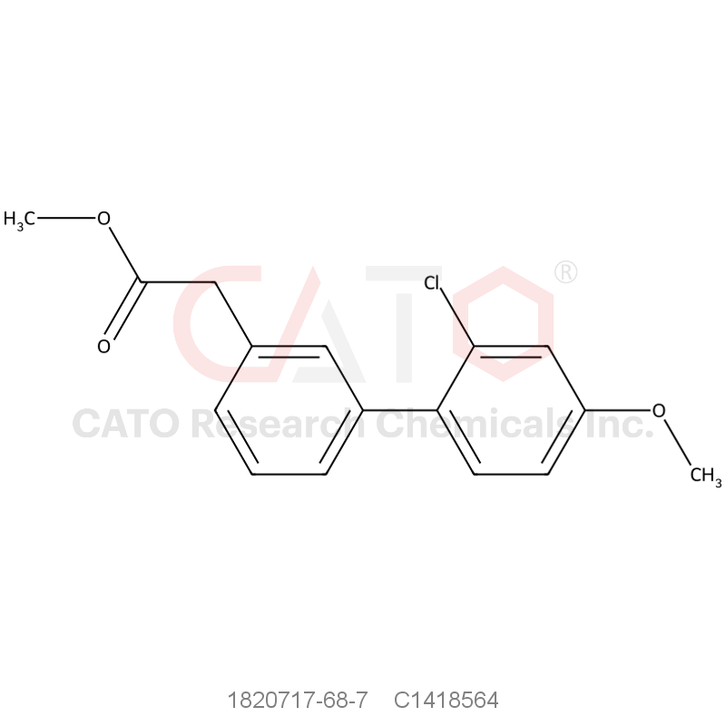 CAS No.:1820717-68-7,Methyl 2-[3-(2-chloro-4-methoxyphenyl)phenyl]acetate