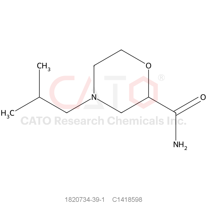 CAS No.:1820734-39-1,4-(2-MEthylpropyl)morpholine-2-carboxamide
