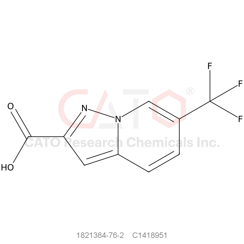 CAS No.:1821384-76-2,6-(Trifluoromethyl)pyrazolo[1,5-a]pyridine-2-carboxylic acid