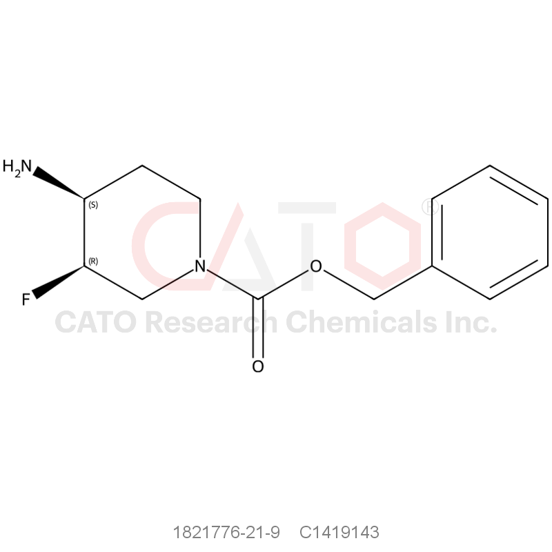 CAS No.:1821776-21-9,Benzyl (3R,4S)-4-amino-3-fluoropiperidine-1-carboxylate