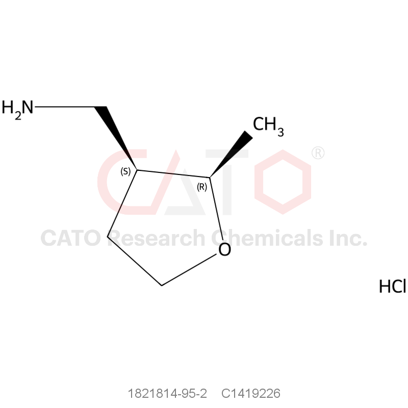 CAS No.:1821814-95-2,((2R,3S)-2-Methyltetrahydrofuran-3-yl)methanamine hydrochloride