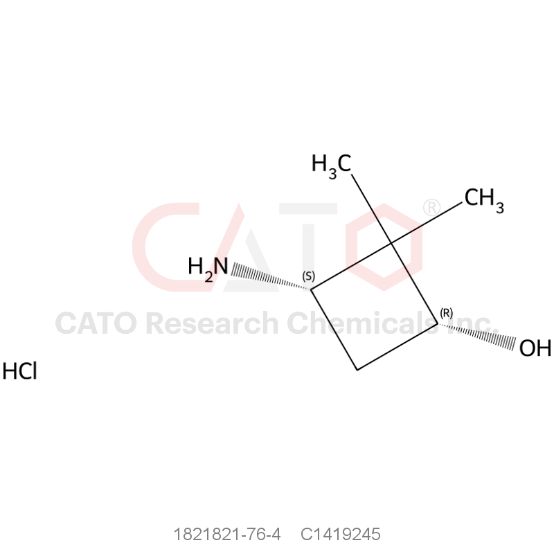 CAS No.:1821821-76-4,(1R,3S)-3-amino-2,2-dimethyl-cyclobutanol;hydrochloride