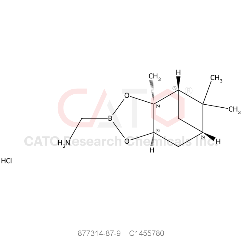 CAS No.:877314-87-9,((3AS,4S,6S,7aR)-3a,5,5-trimethylhexahydro-4,6-methanobenzo[d][1,3,2]dioxaborol-2-yl)methanamine hydrochloride