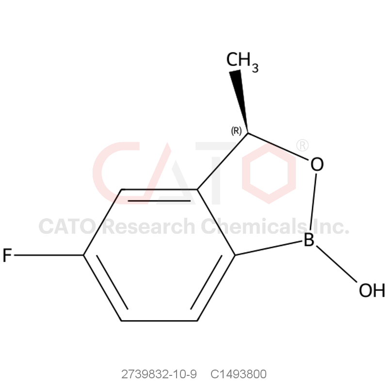 CAS No.:2739832-10-9,(R)-5-Fluoro-3-methylbenzo[c][1,2]oxaborol-1(3H)-ol