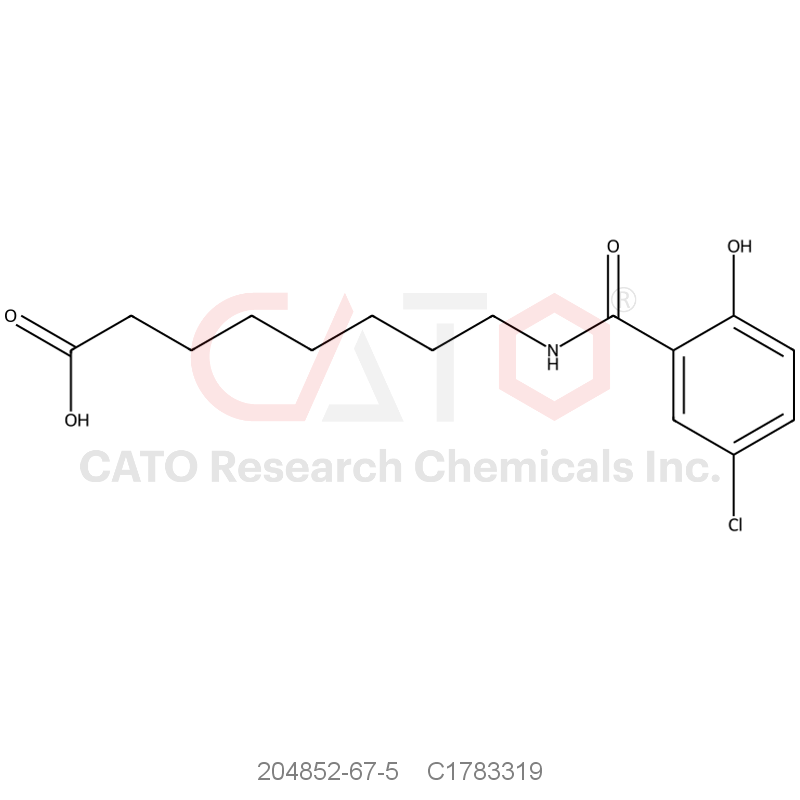 CAS No.:204852-67-5,8-(5-Chloro-2-hydroxybenzamido)octanoic acid