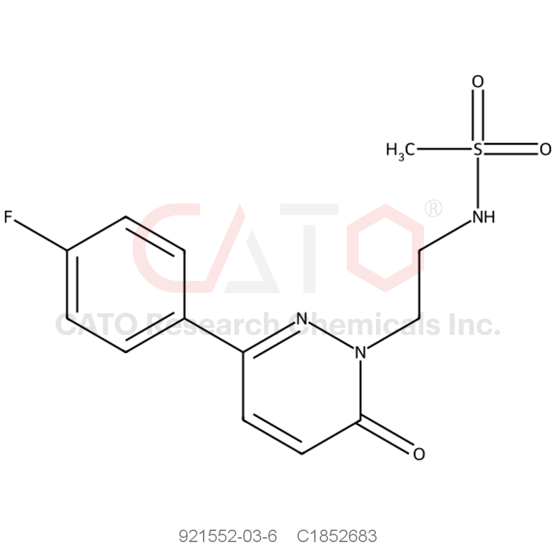CAS No.:921552-03-6,N-(2-(3-(4-Fluorophenyl)-6-oxopyridazin-1(6H)-yl)ethyl)methanesulfonamide
