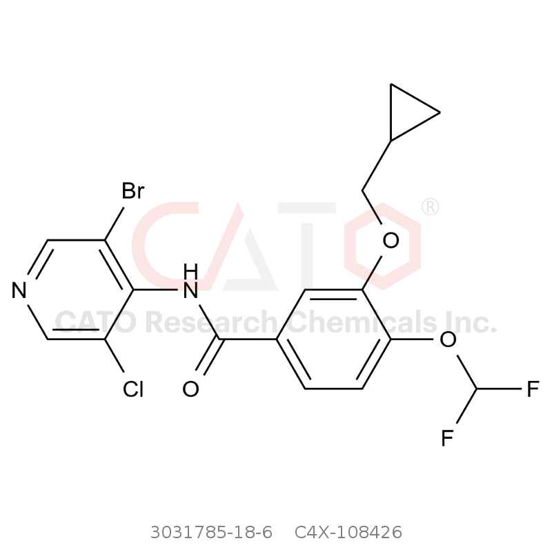CAS No.:3031785-18-6,Roflumilast Impurity 26