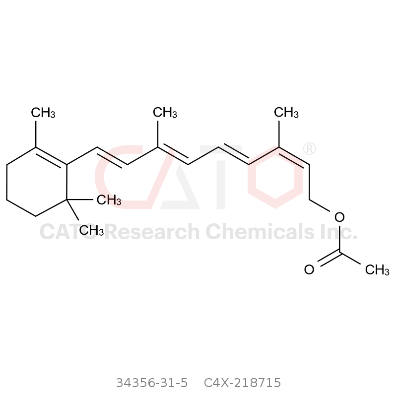 CAS No.:34356-31-5,13-cis Retinol Acetate