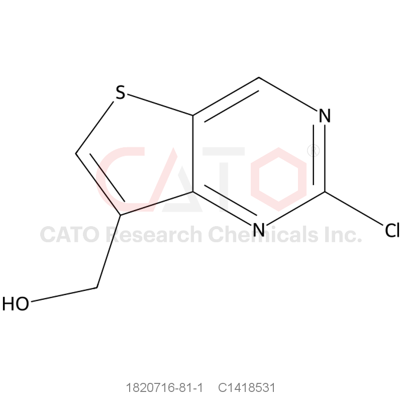 CAS No.:1820716-81-1,(2-Chlorothieno[3,2-d]pyrimidin-7-yl)methanol