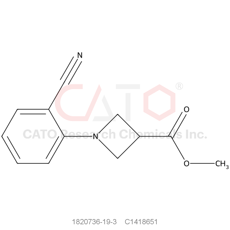 CAS No.:1820736-19-3,Methyl 1-(2-cyanophenyl)azetidine-3-carboxylate
