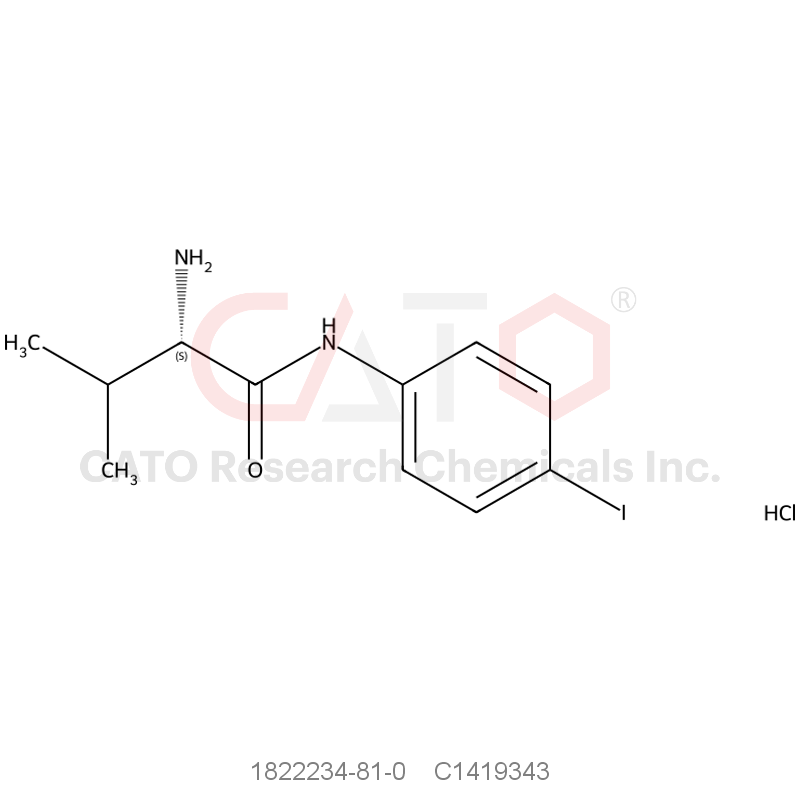 CAS No.:1822234-81-0,(S)-2-amino-N-(4-iodophenyl)-3-methylbutanamide hydrochloride