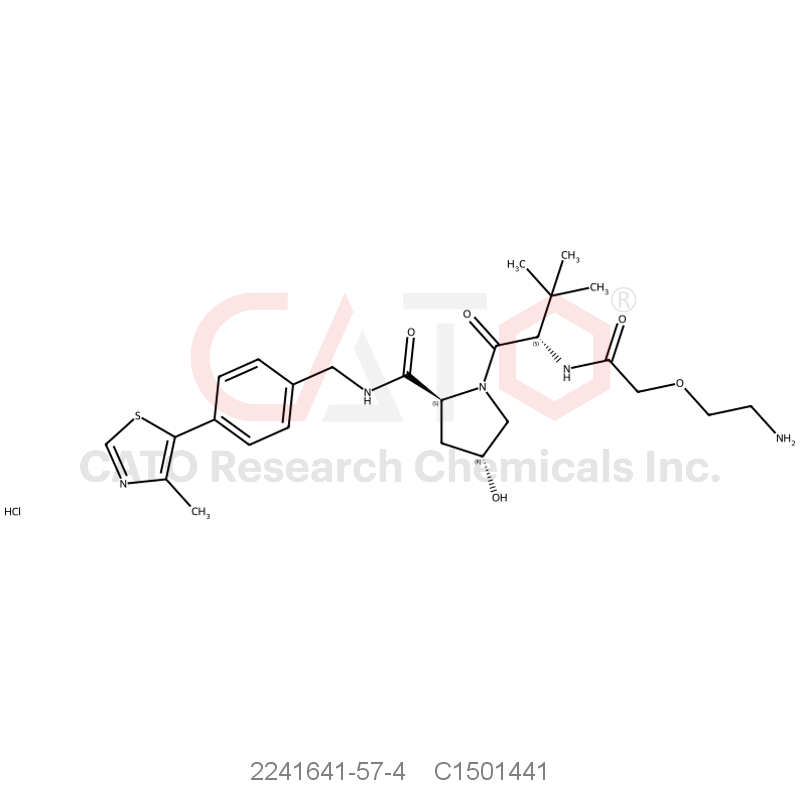 CAS No.:2241641-57-4,(S,R,S)-AHPC-acetamido-O-C2-amine HCl