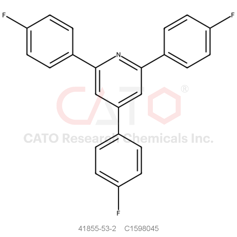 CAS No.:41855-53-2,2,4,6-Tris(4-fluorophenyl)pyridine