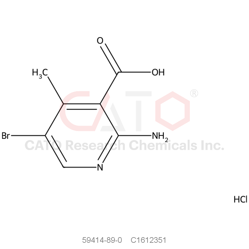 CAS No.:59414-89-0,2-Amino-5-bromo-4-methylnicotinic acid hydrochloride