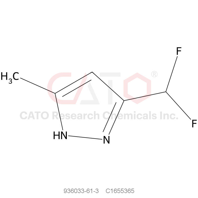 CAS No.:936033-61-3,3-(Difluoromethyl)-5-methyl-1H-pyrazole